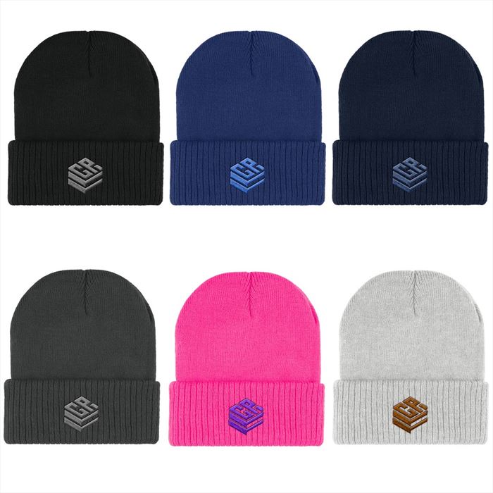 AH1074 Knit Beanie With Cuff With Custom Imprint